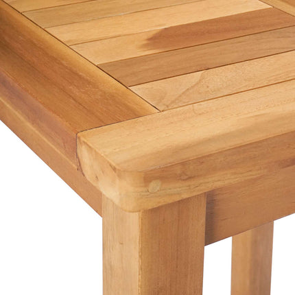 Barbord Naturfarvet 60 x 60 x 105 cm Massiv Teak