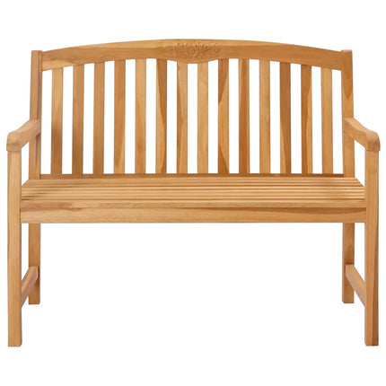 Håndskåret Rosenbænk 114 x 60,5 x 95 cm Massiv Teaktræ