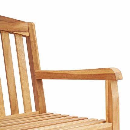 Håndskåret Rosenbænk 228 x 60 x 90 cm Massiv Teaktræ