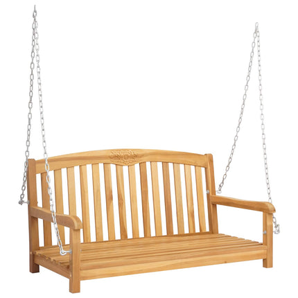 Gyng Bænk 114 x 61 x 61,5 cm Massiv Teaktræ Naturfarvet