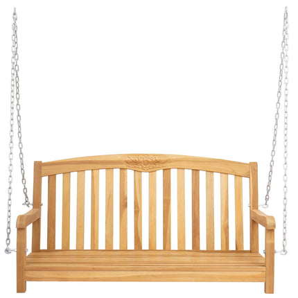 Gyng Bænk 114 x 61 x 61,5 cm Massiv Teaktræ Naturfarvet