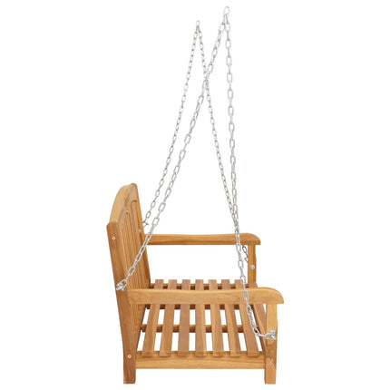 Gyng Bænk 114 x 61 x 61,5 cm Massiv Teaktræ Naturfarvet