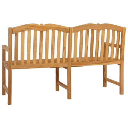 Håndskåret Rosenbænk 155 x 60 x 94 cm Massiv Teaktræ