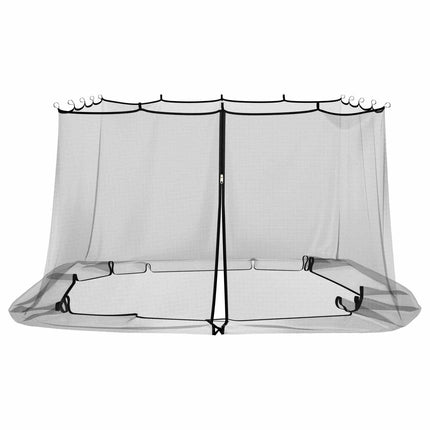 Myggenet til pavillon 220 mesh Sort 4 x 3 x 2 cm Polyester