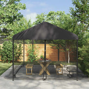 Myggenet til pavillon 220 mesh Sort 6 x 3 x 2 m Polyester