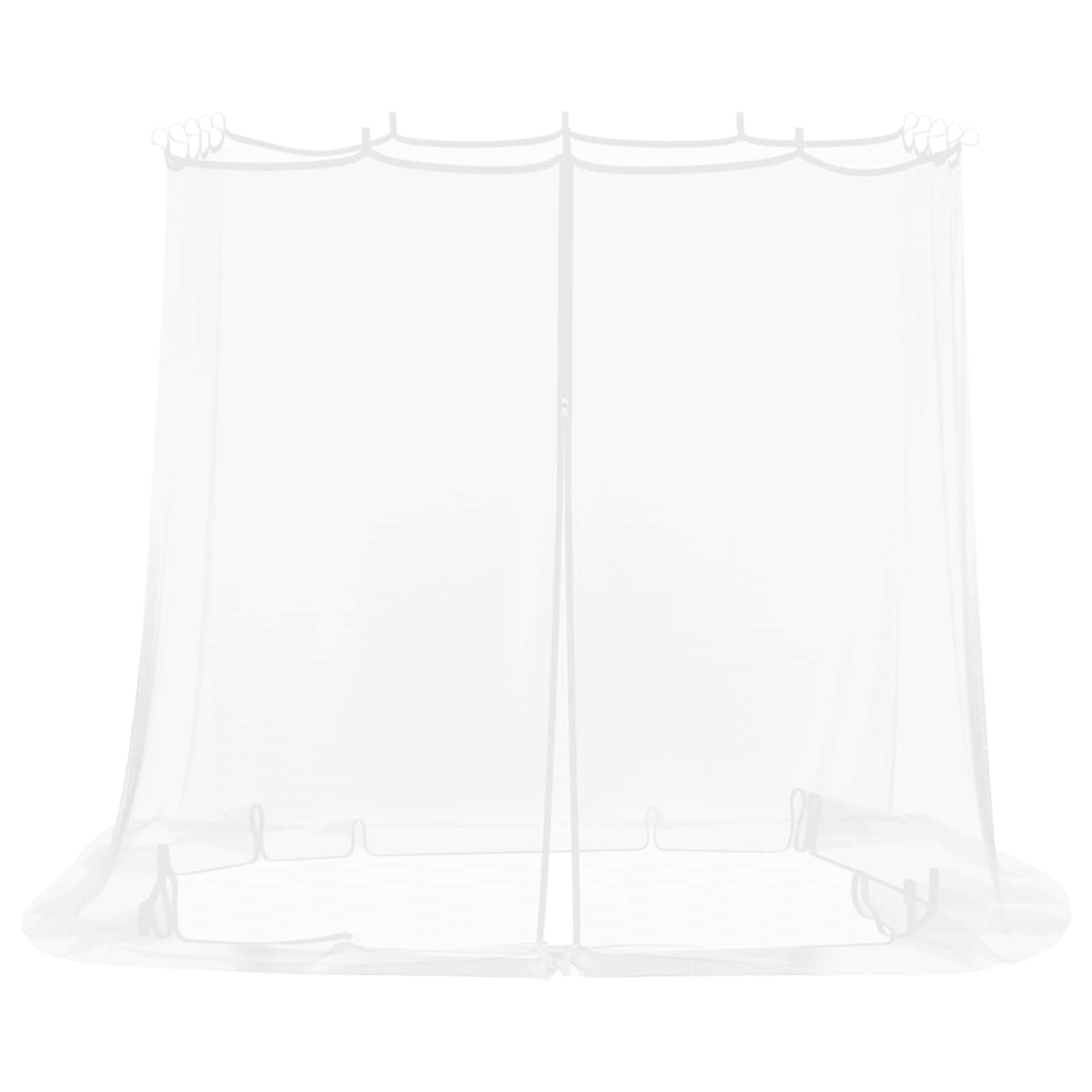 Myggenet til pavillon 220 mesh Hvid 2 x 2 x 2 m Polyester