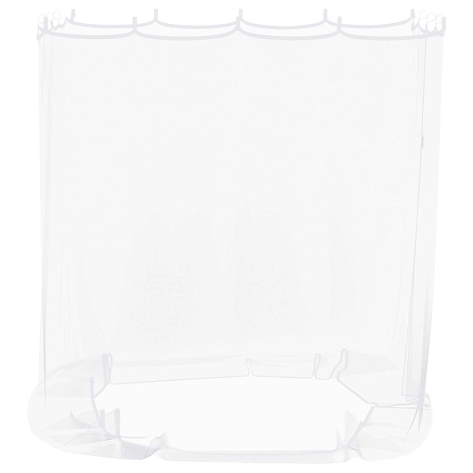 Myggenet til pavillon 220 mesh Hvid 2 x 2 x 2 m Polyester