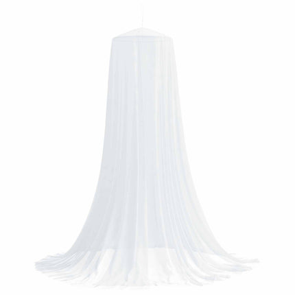 Myggenet til seng 3 stk. 156 mesh Hvid ⌀56 x 220 cm Polyester