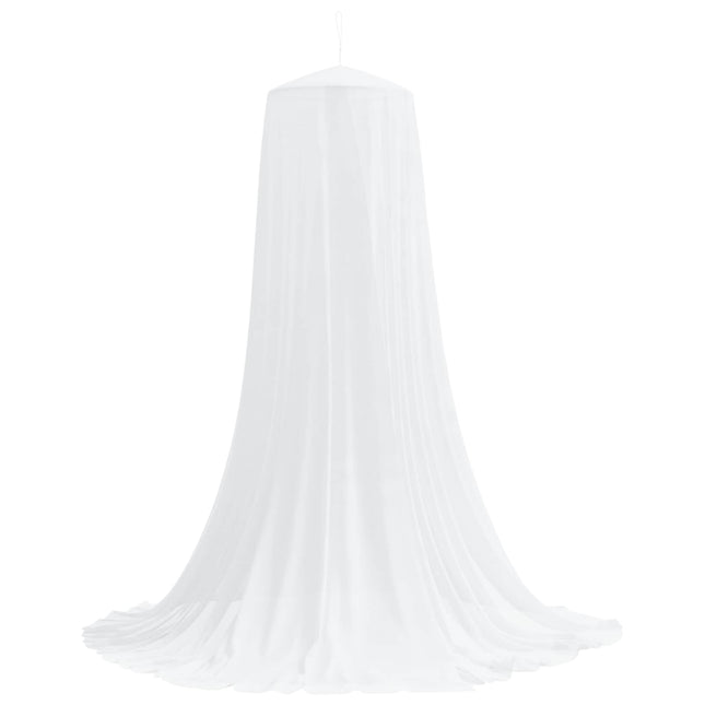Myggenet til seng 3 pcs 156 mesh Hvid ⌀56 x 220 cm Polyester