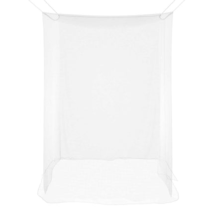 Myggenet til seng 156 mesh 3 pcs Hvid Polyester