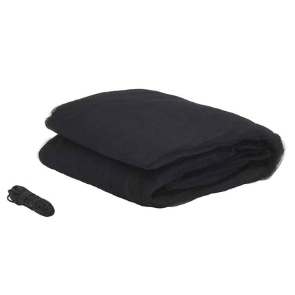 Myggenet til seng 156 mesh Sort ⌀56 x 220 cm Polyester