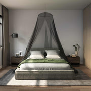 Myggenet til seng 156 mesh Sort ⌀56 x 220 cm Polyester