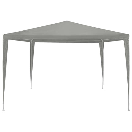Party Tent Lysegrå 300 x 300 x 255 cm PE og stål