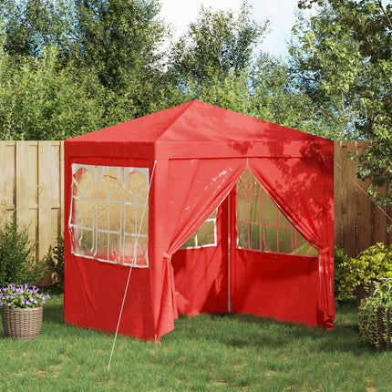 Party Tent 200 x 200 x 240 cm Rød PE og stål