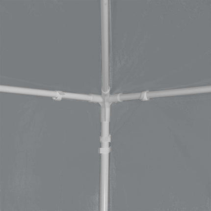 Party Tent 1200 x 300 x 255 cm Lysegrå PE og stål