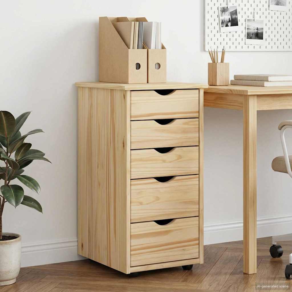 Kabinet Brun 34 x 39 x 61,5 cm Massivt fyrretræ