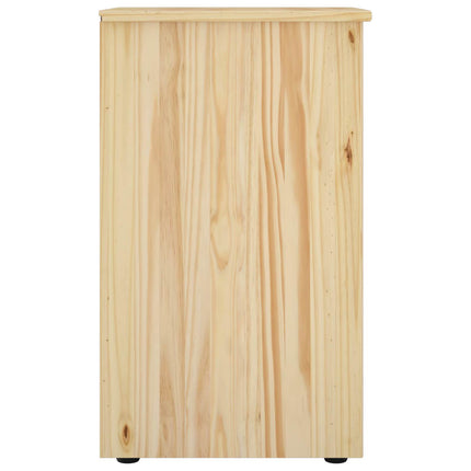 Kabinet 34 x 39 x 61,5 cm Massivt fyrretræ Brun