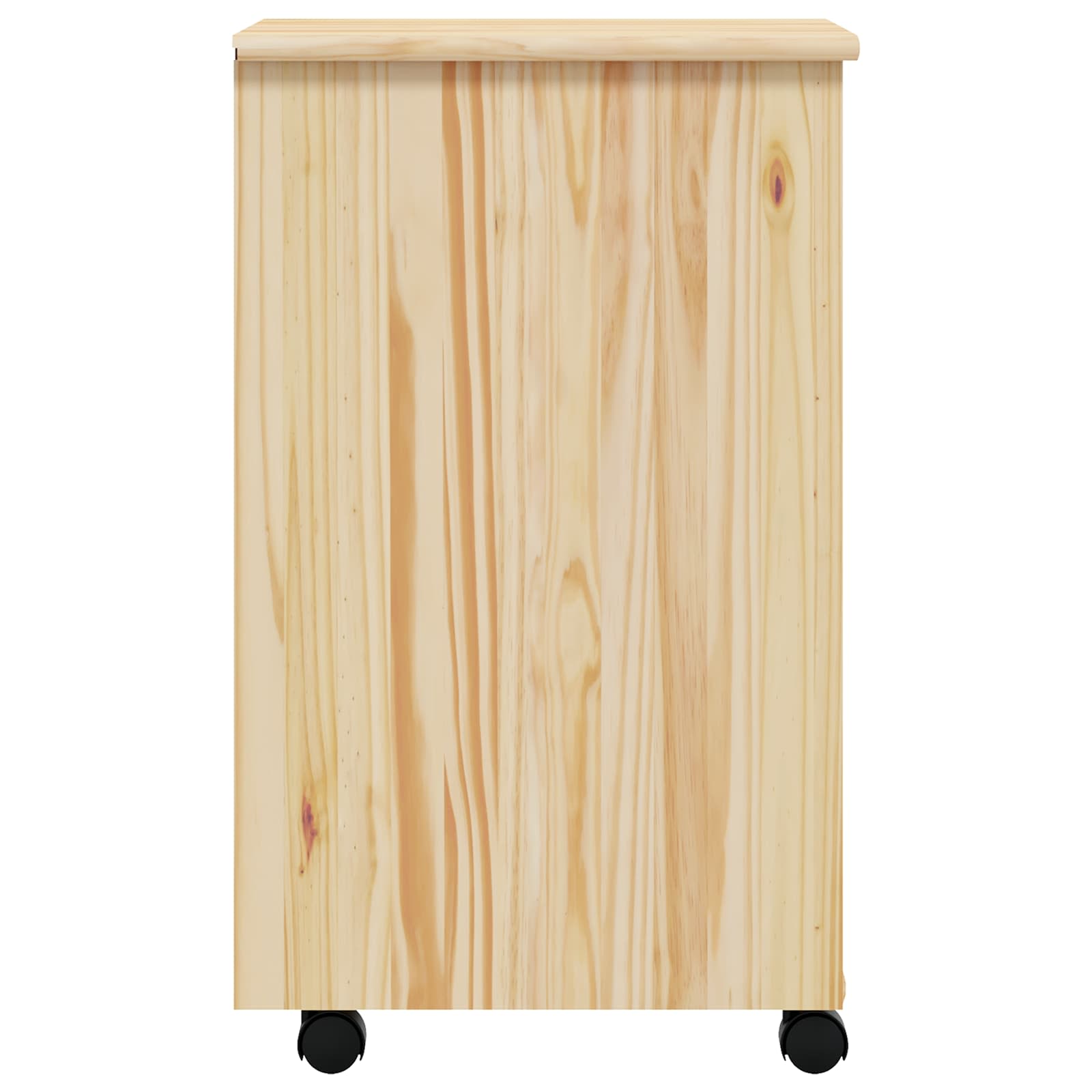 Rulleskab med skrivebord MOSS Klar lak 34 x 39 x 65,5 cm