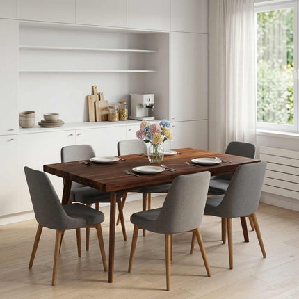 Rektangulært Bordplade 90 x 50 x 3,5 cm Rektangulær Mørk Brun