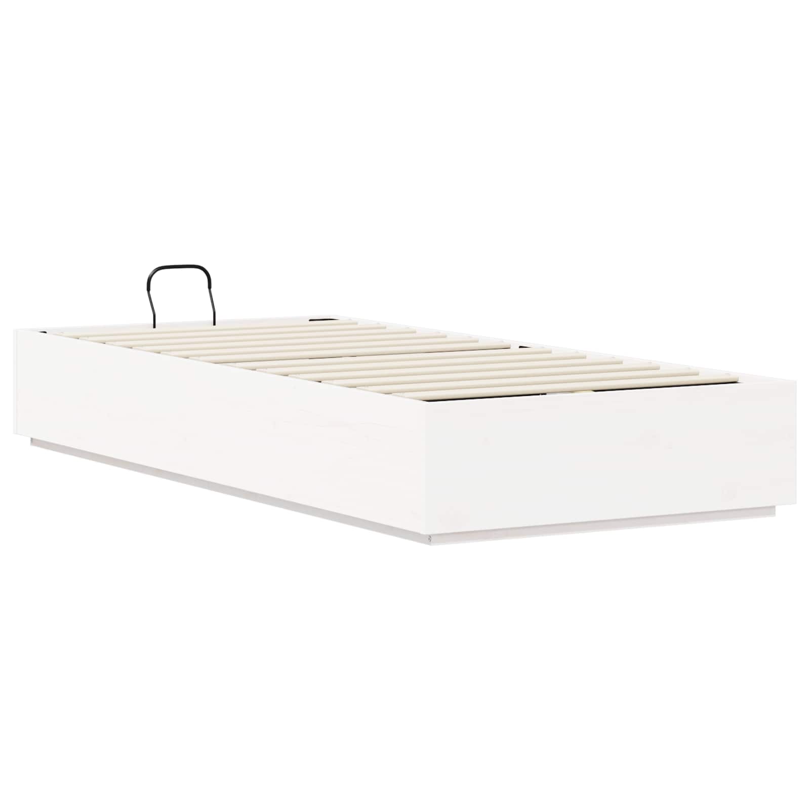 Ottoman Sengestel Hvid 90 x 190 cm Massivt fyrretræ