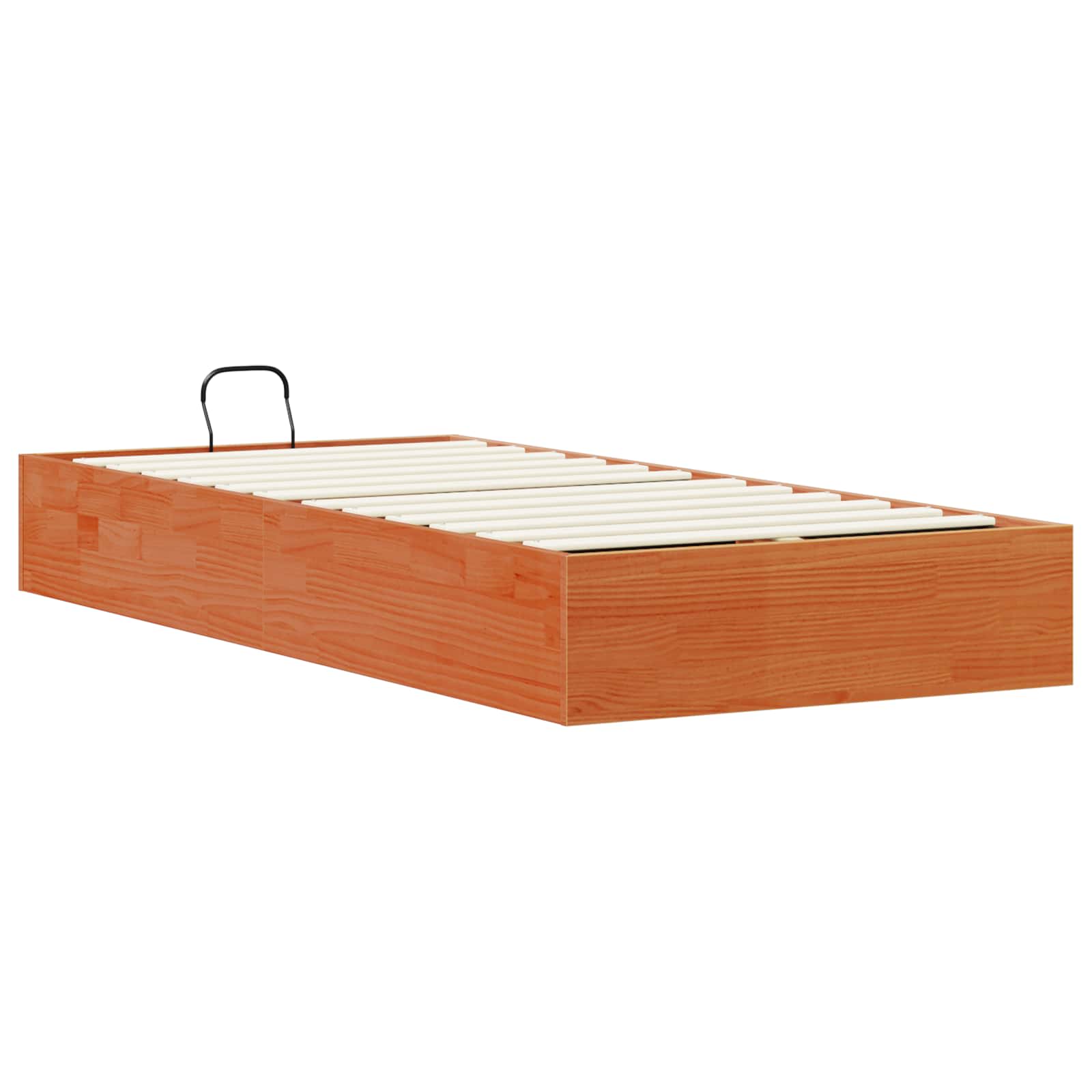Otmansengestel med opbevaring VoksBrun 90 x 190 cm