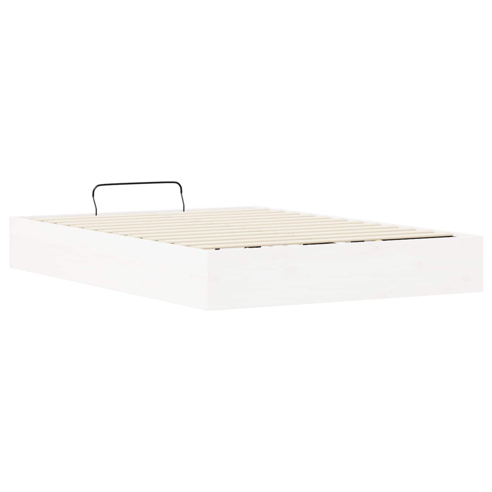 Otmansengestel med opbevaring Hvid 120 x 190 cm