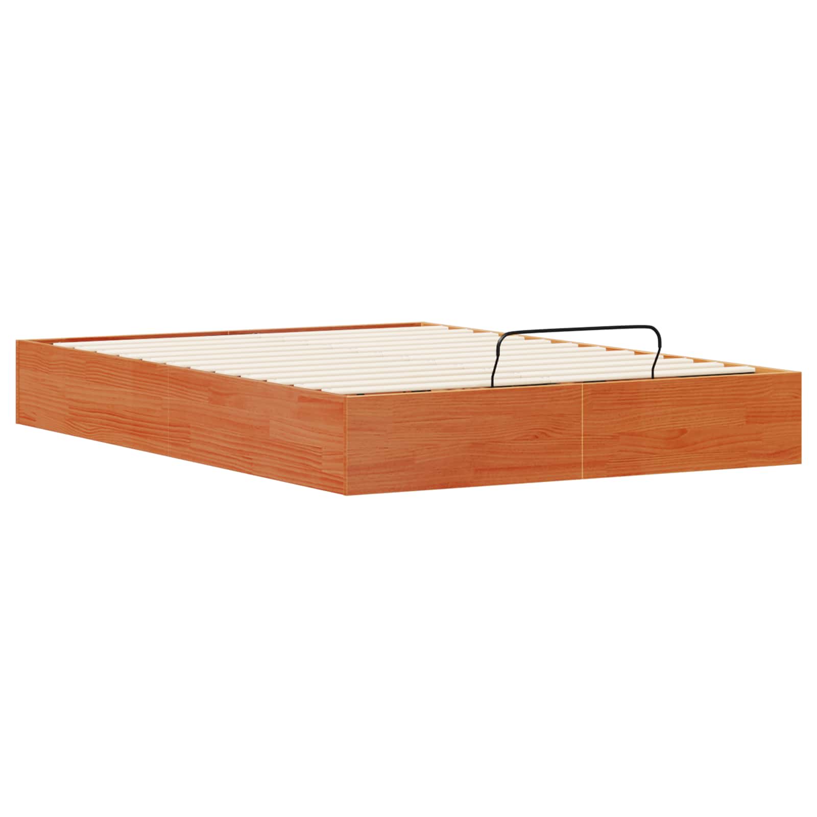Otmansengestel med opbevaring VoksBrun 140 x 190 cm