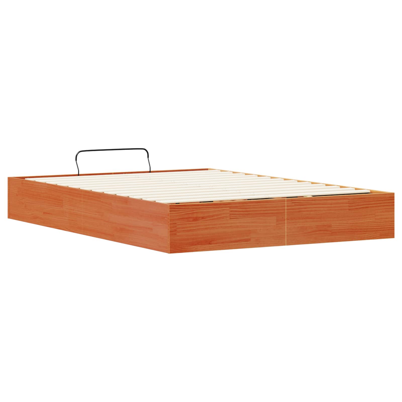 Otmansengestel med opbevaring VoksBrun 140 x 190 cm