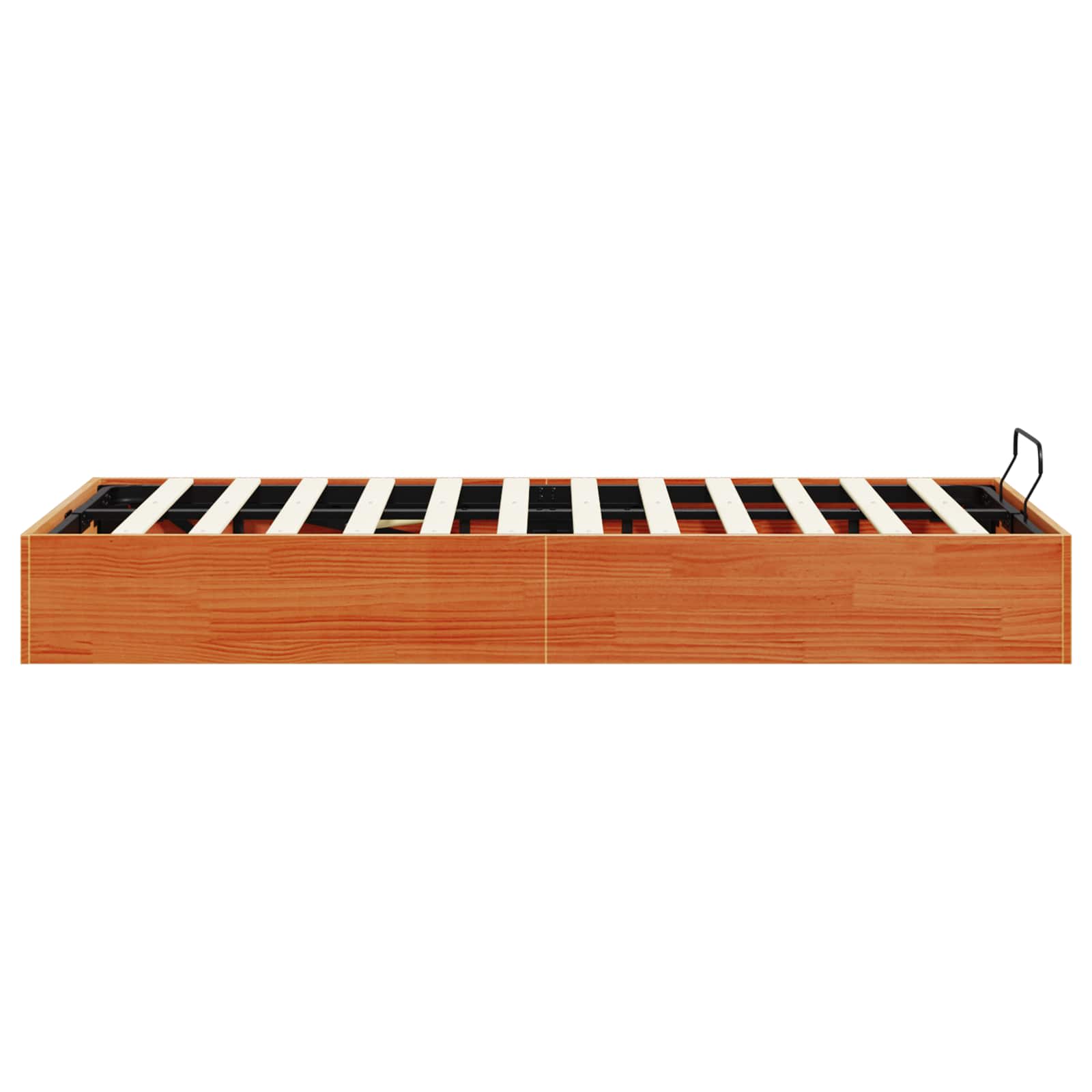 Otmansengestel med opbevaring VoksBrun 140 x 190 cm