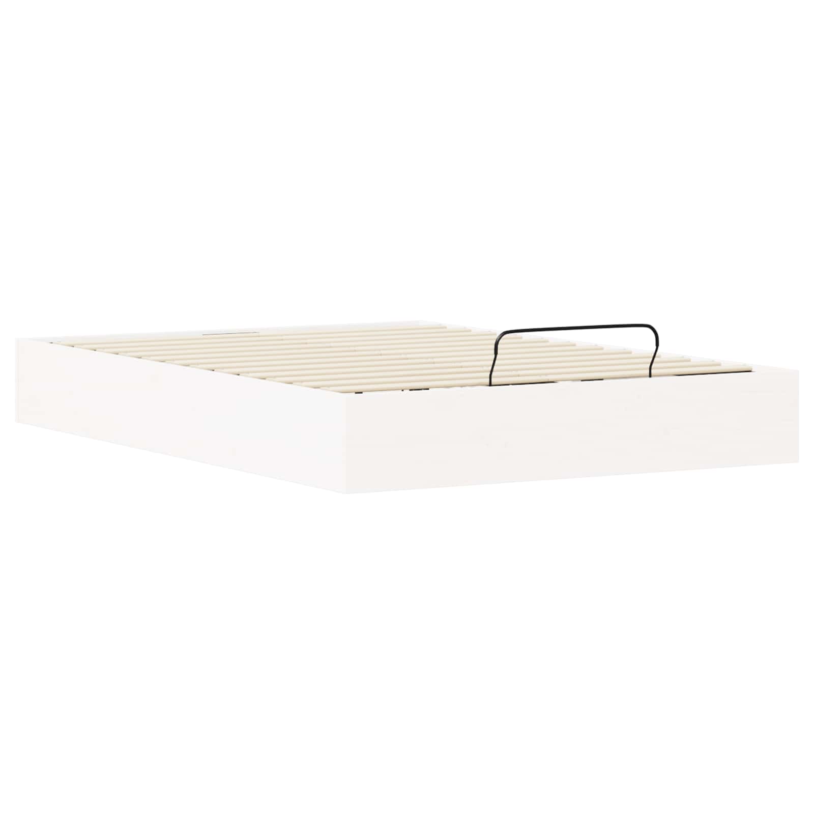 Otmansengestel med opbevaring Hvid 120 x 200 cm