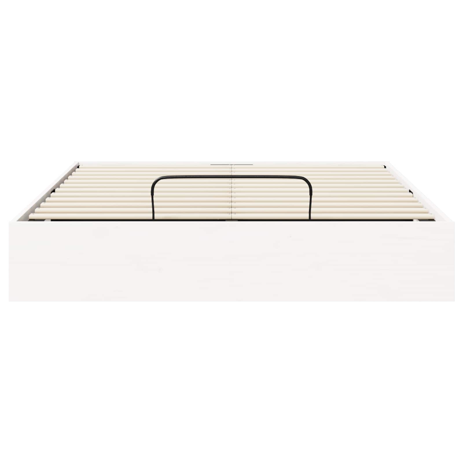 Otmansengestel med opbevaring Hvid 160 x 200 cm