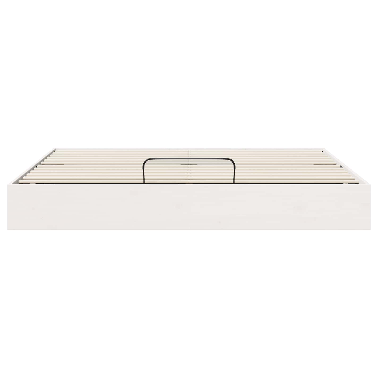Otmansengestel med opbevaring Hvid 180 x 200 cm