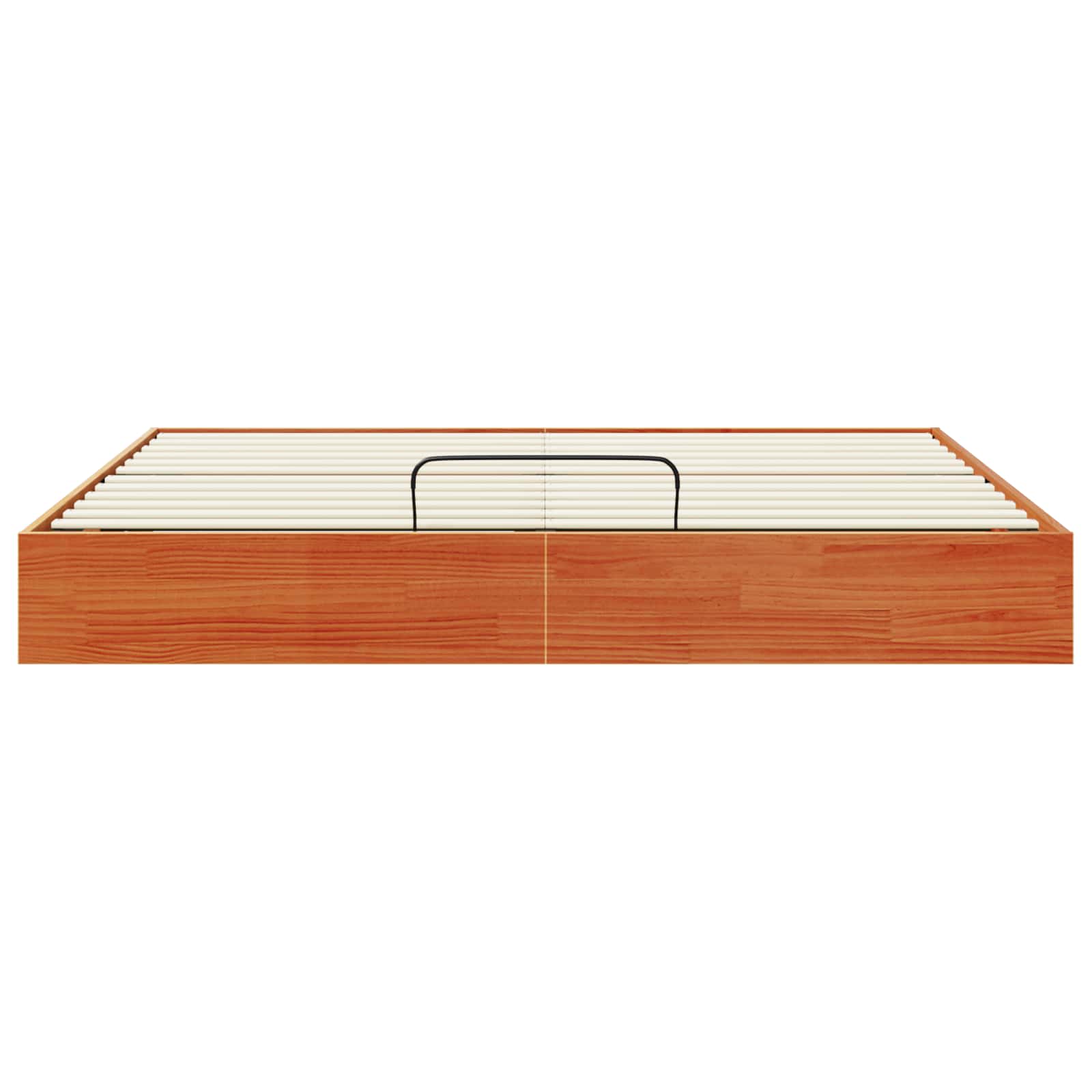 Otmansengestel med opbevaring Voksbrun 180 x 200 cm