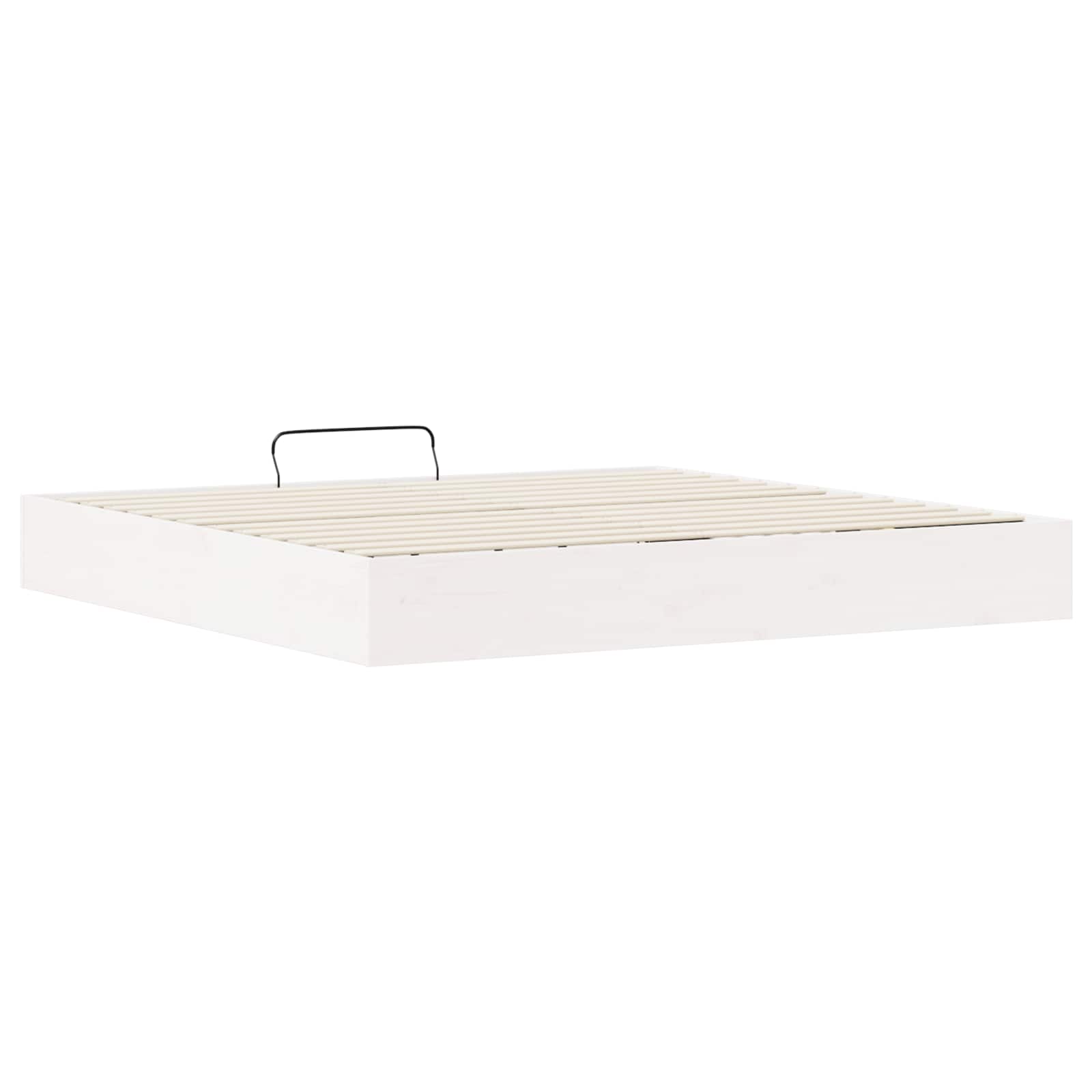 Otmansengestel med opbevaring Hvid 200 x 200 cm