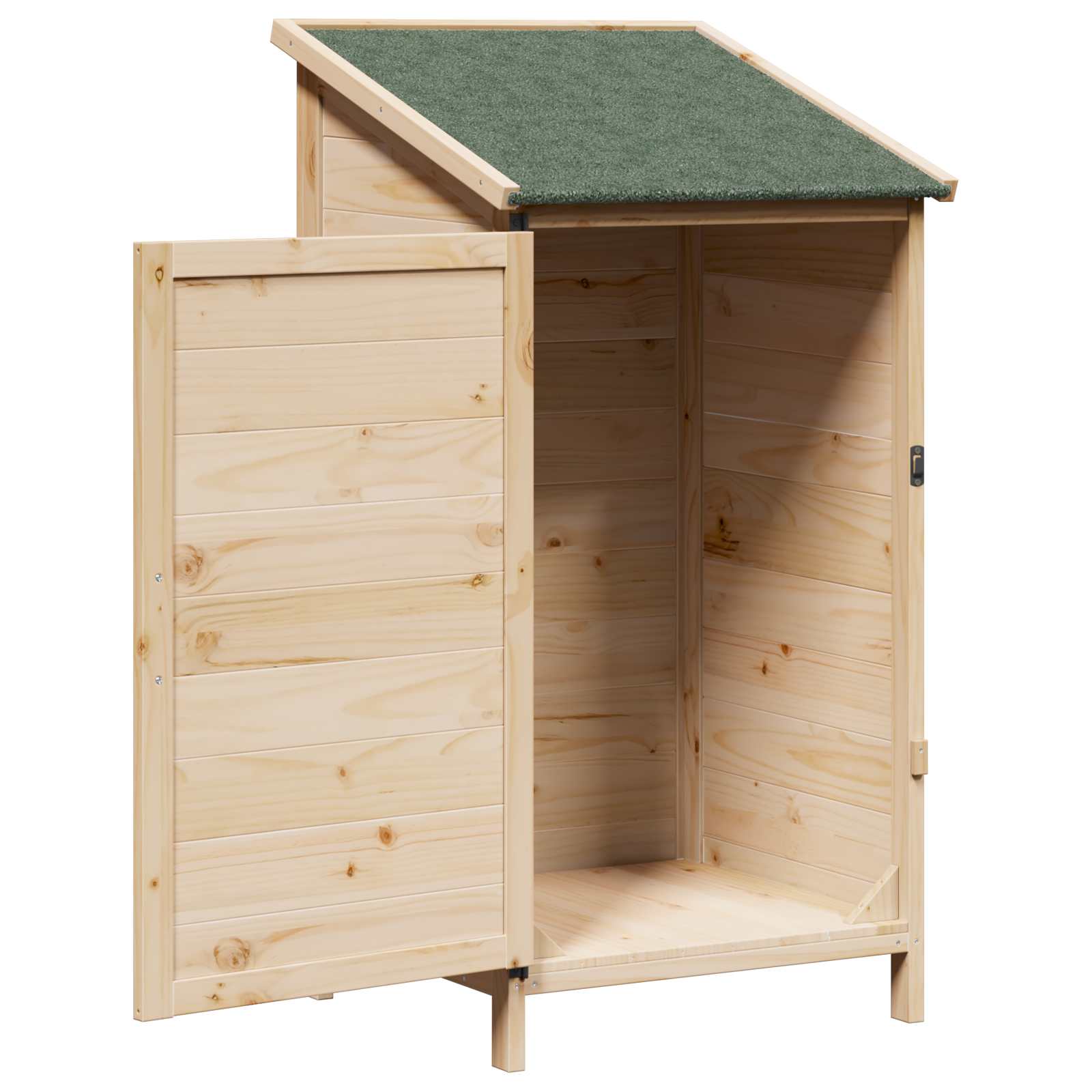 Have Skur Naturfarvet 59 x 56 x 113,5 cm Konstrueret træ