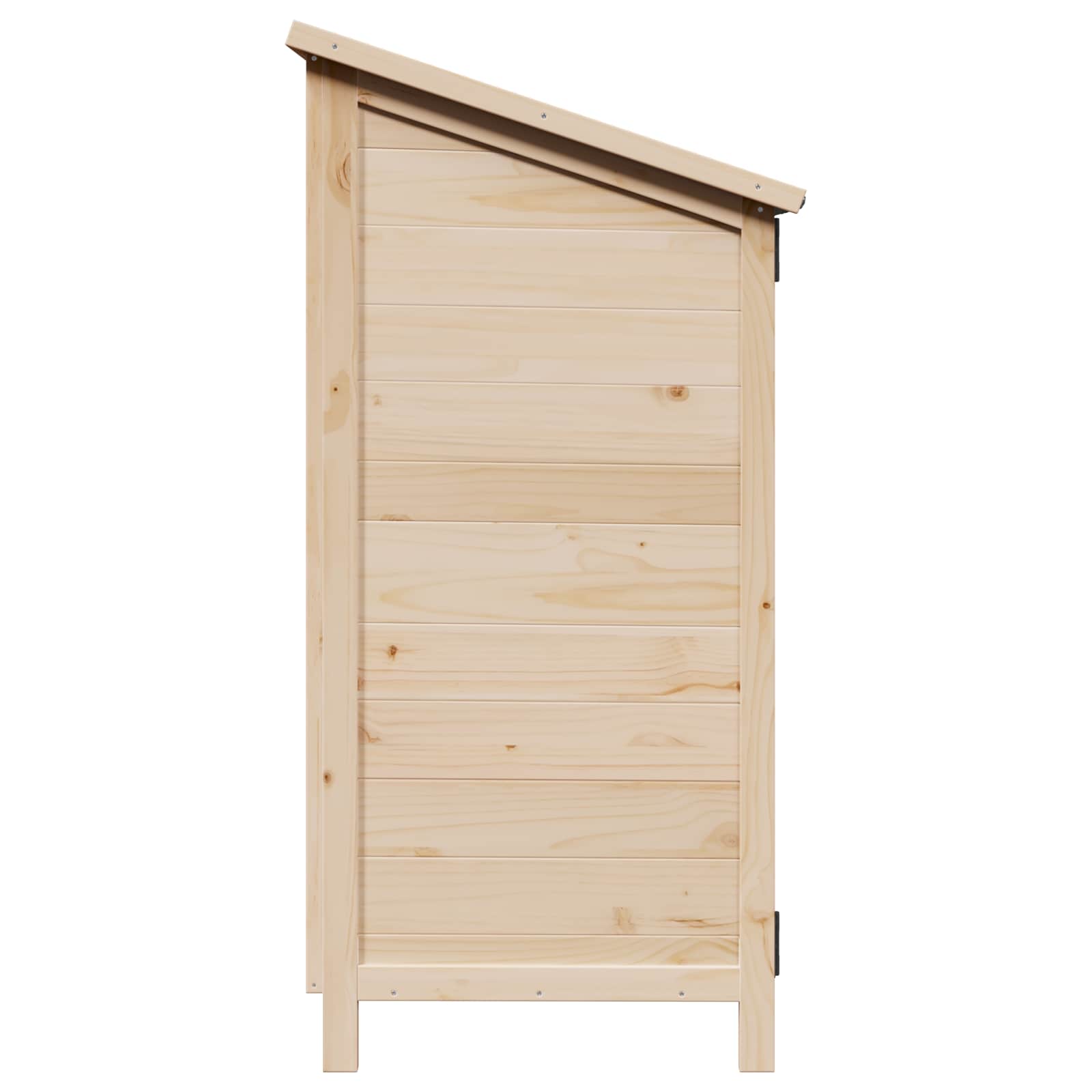 Have Skur Naturfarvet 59 x 56 x 113,5 cm Konstrueret træ