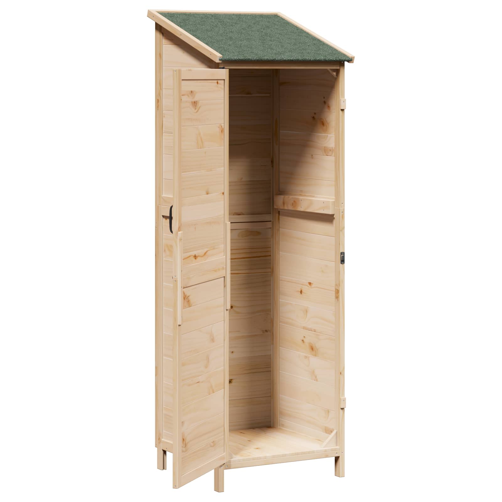 Have Skur Naturfarvet 59,5 x 56 x 176,5 cm Konstrueret træ