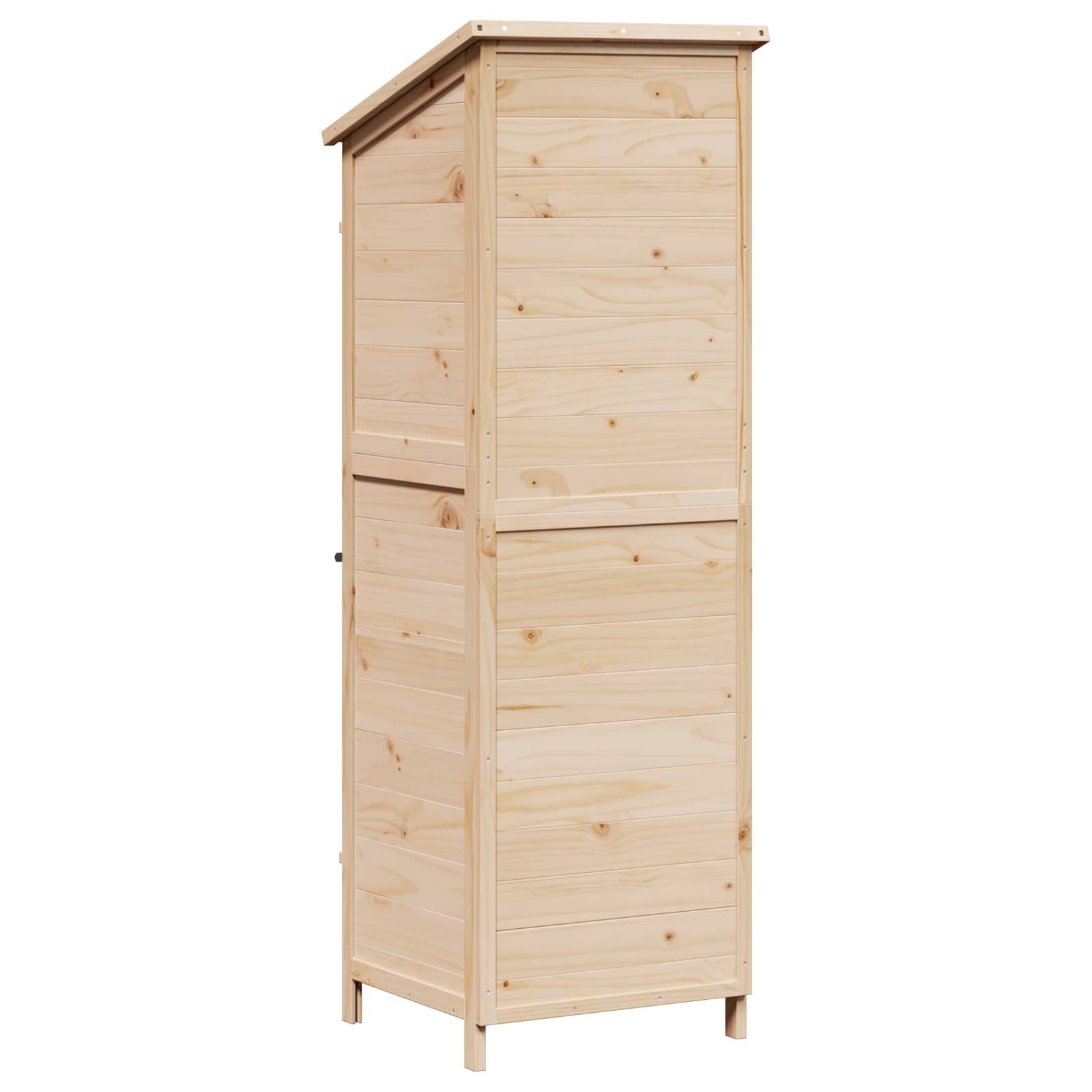 Have Skur Naturfarvet 59,5 x 56 x 176,5 cm Konstrueret træ