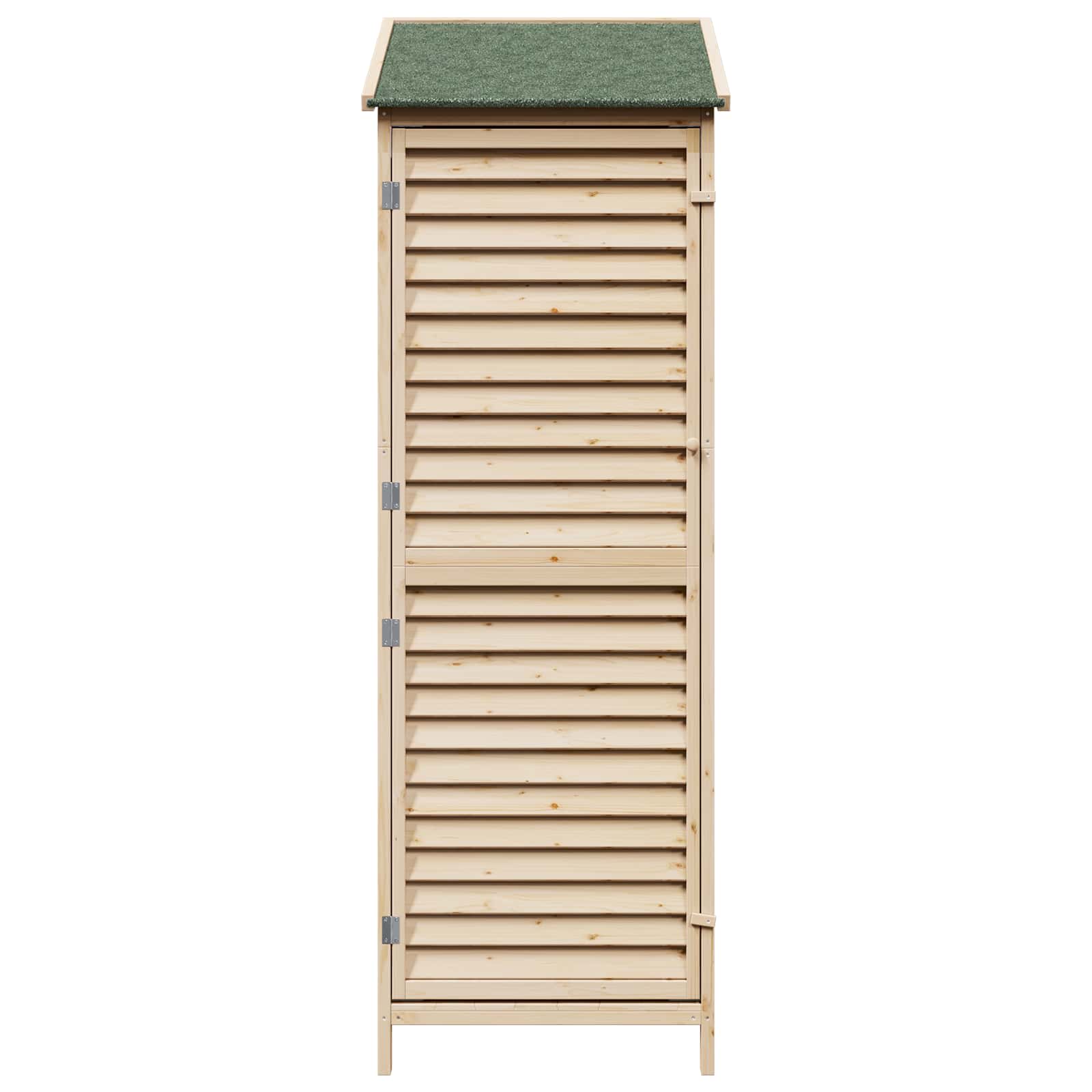 Have Skur Naturfarvet 59 x 56 x 176 cm Massivt Fyrretræ
