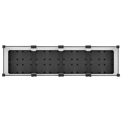 Havekrukke med hjul Hvid 160 x 40 x 33 cm PP