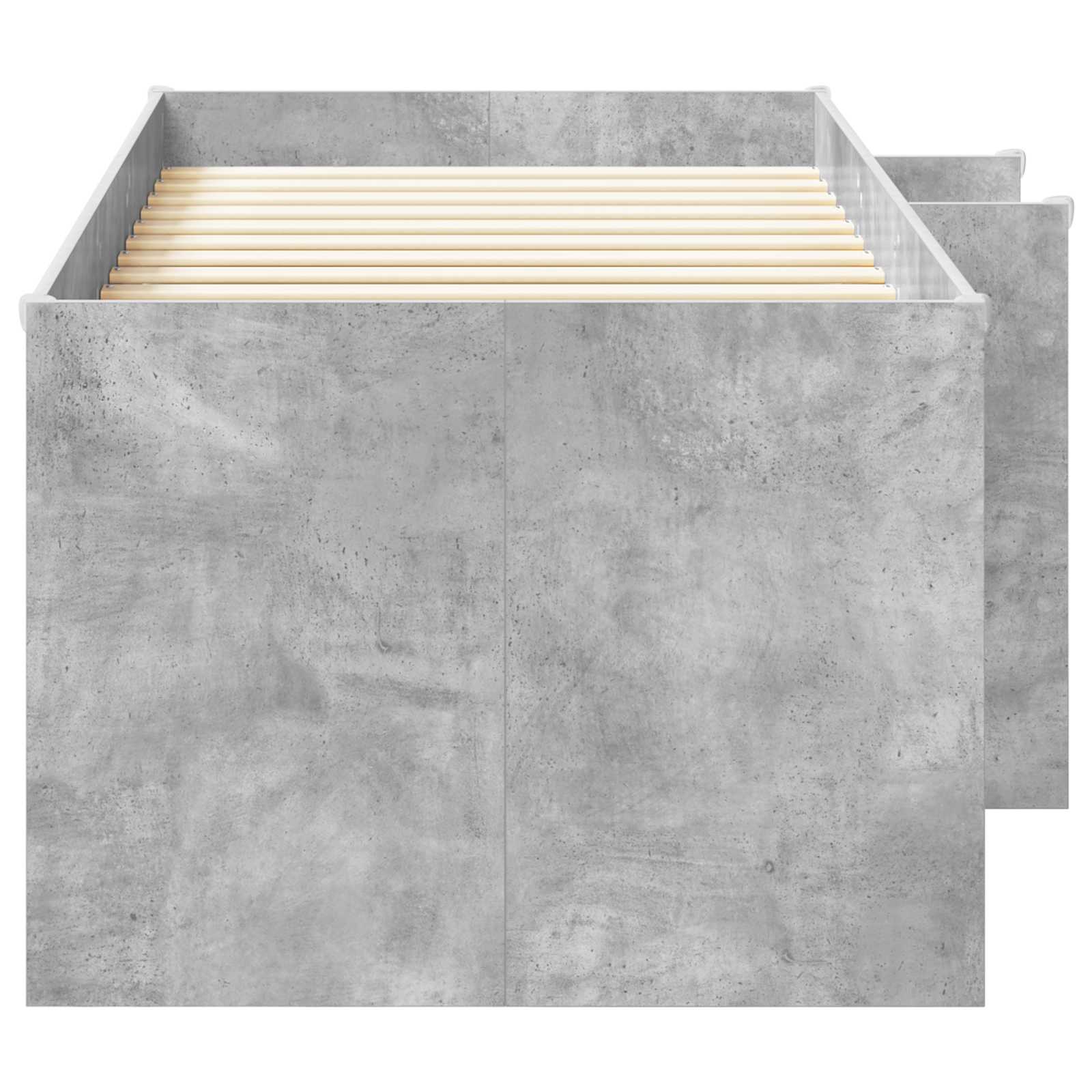 Børns høje sengestel 2 pcs Beton 203 x 101,1 x 68,5 cm