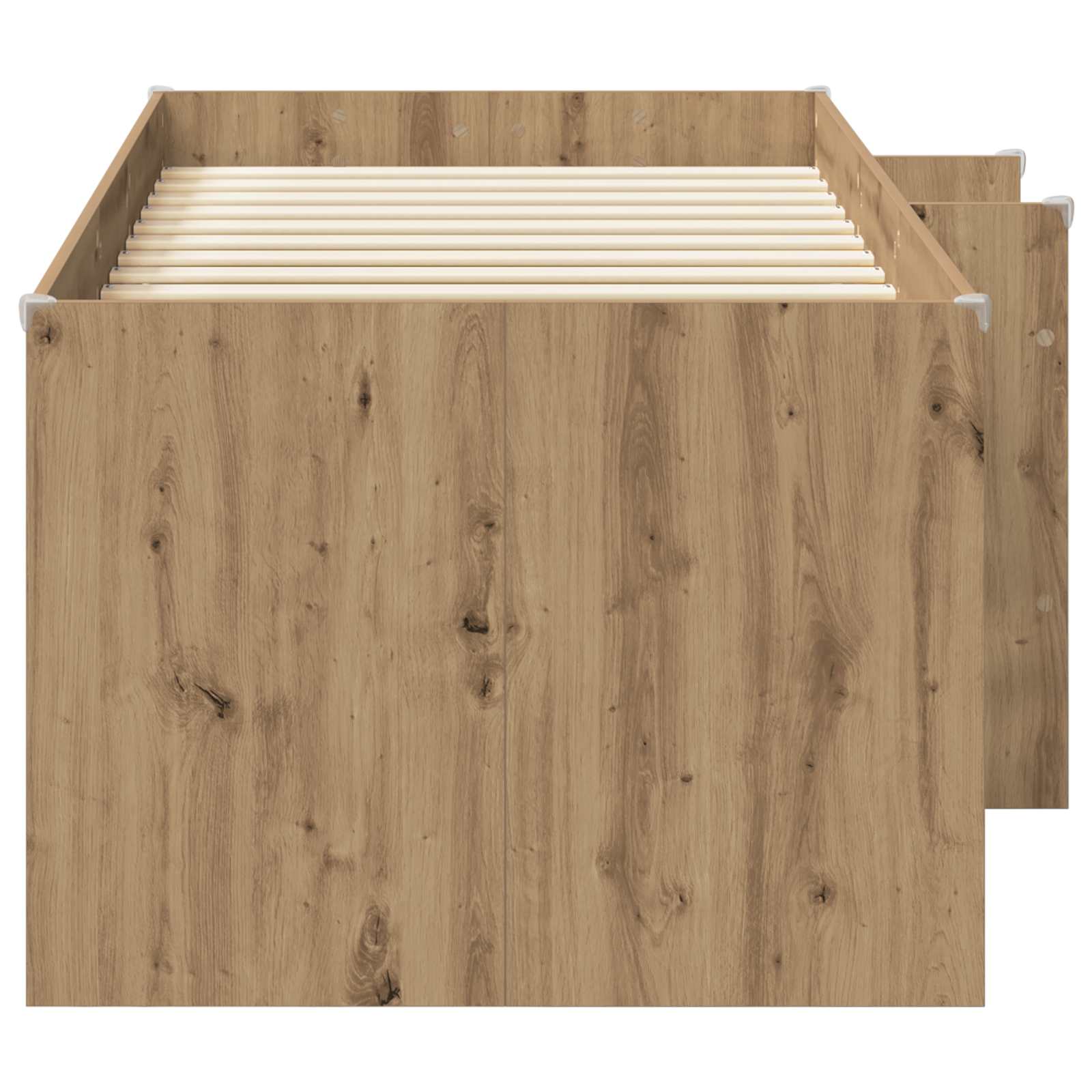 Børns høje sengestel 2 pcs Artisan-eg 203 x 101,1 x 68,5 cm