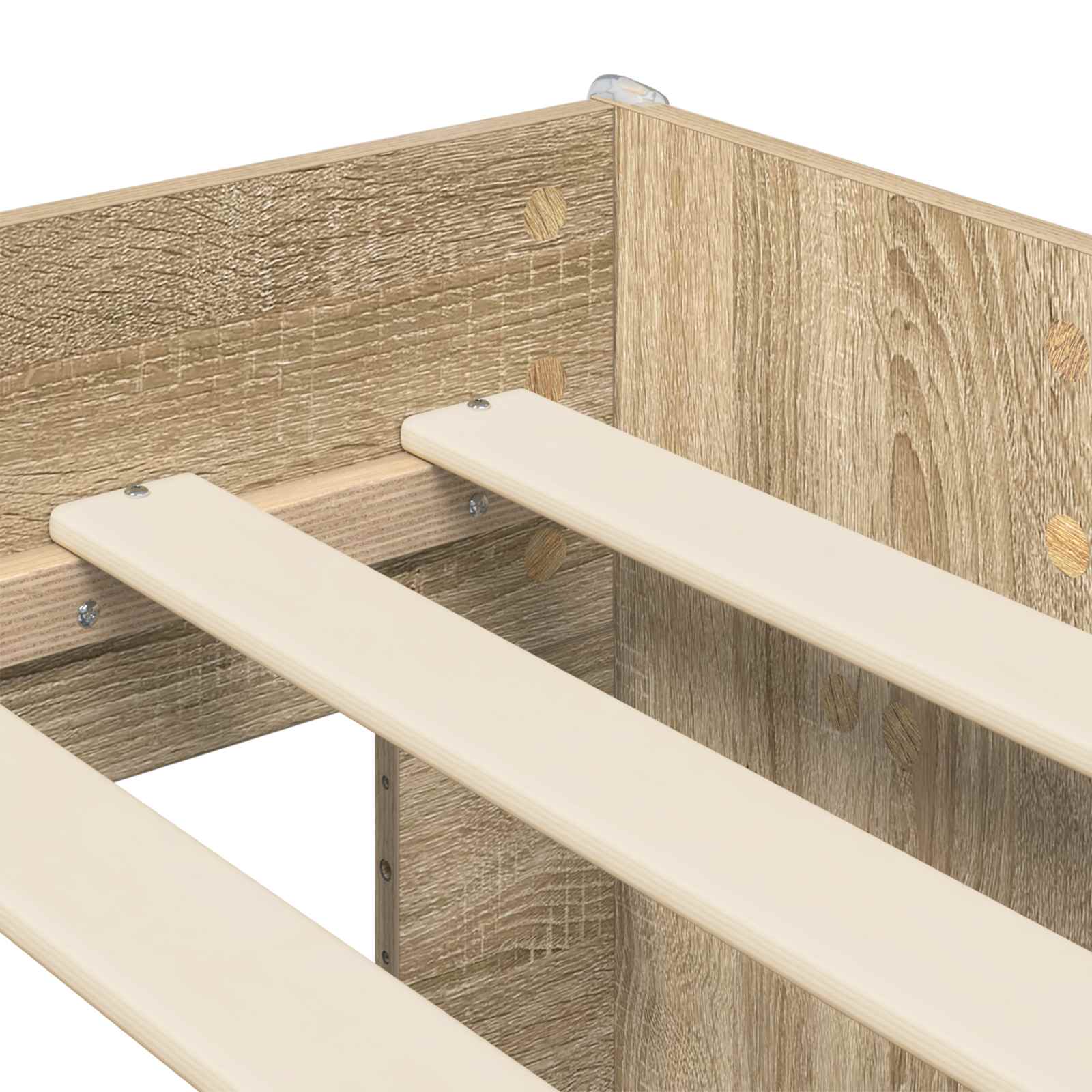 Børns høje sengestel 2 pcs Sonoma-eg 193 x 96,1 x 68,5 cm