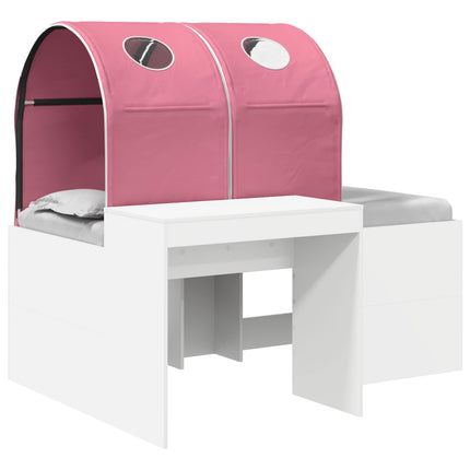 Seng med Tunnel 3 stk. Artisian Eg og Pink Konstrueret træ