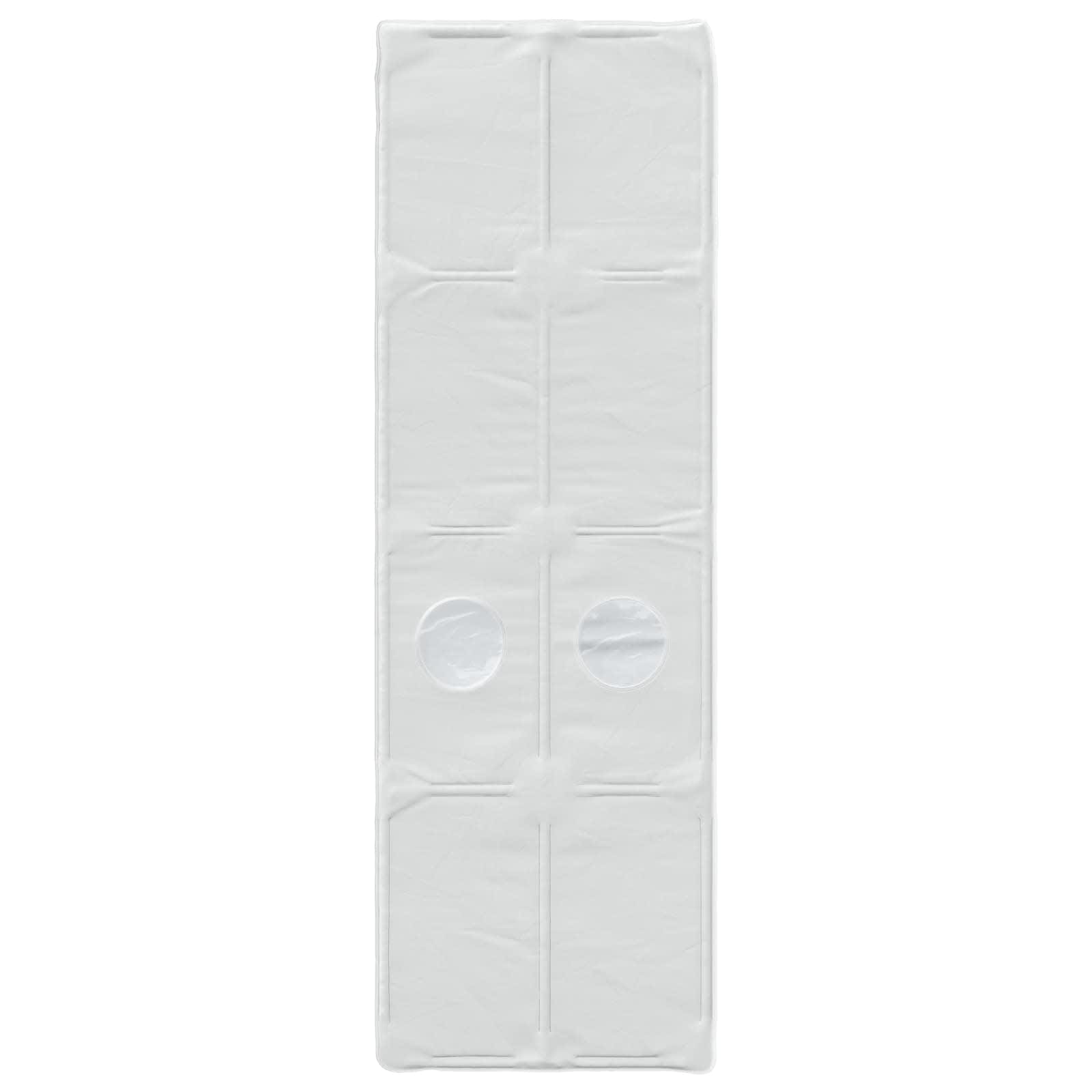Seng med Tunnel 4 pcs Hvid Konstrueret træ