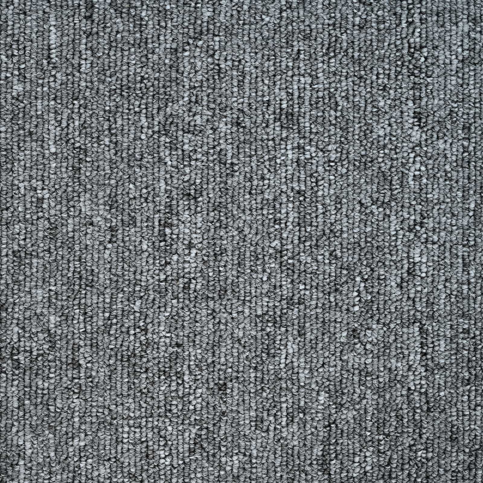 Tæppeflise Lysegrå 50 x 50 cm 4 pcs PP og Bitumen