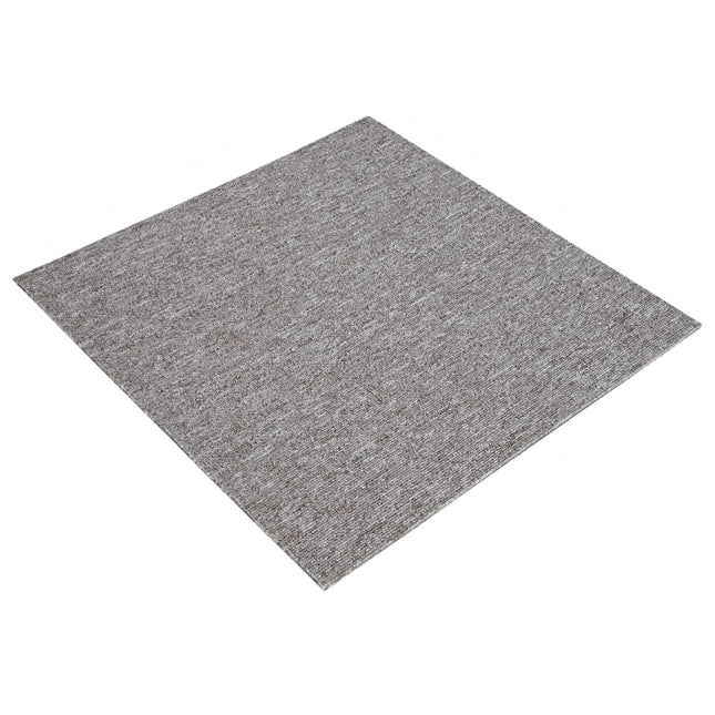 Tæppeflise Brun 50 x 50 cm 36 pcs PP og Bitumen
