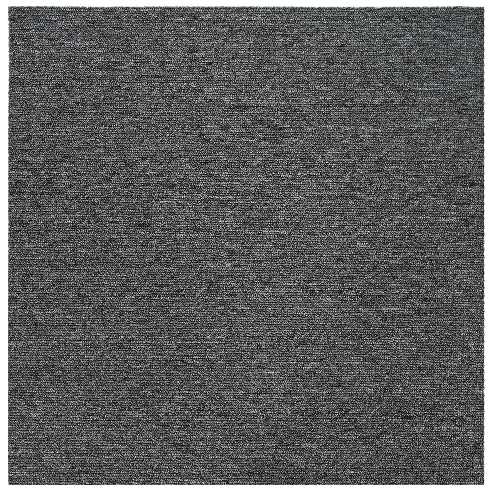 Tæppeflise Mellem Grå 50 x 50 cm 4 pcs PP og Bitumen