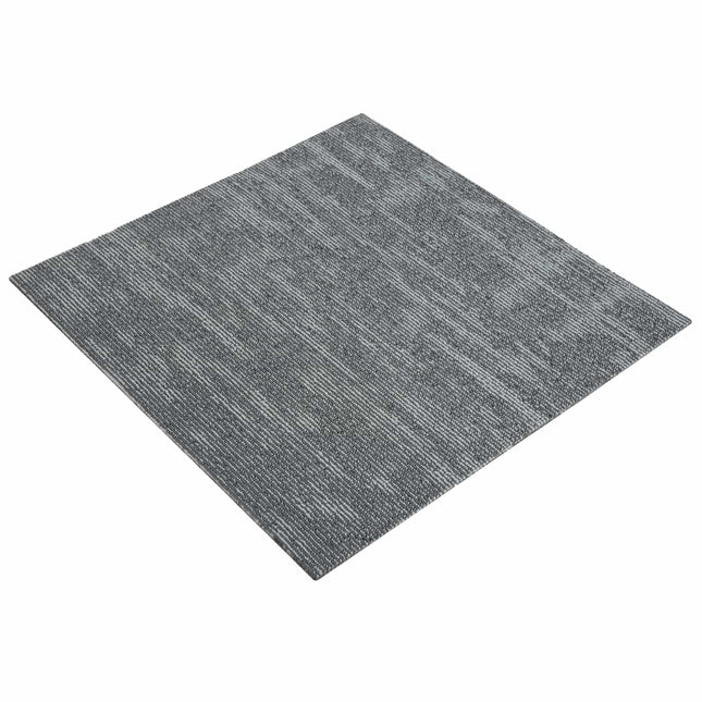 Tæppeflise Betongrå 50 x 50 cm 20 pcs PP og Bitumen