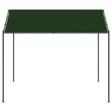 Pavillon 4 x 4 x 2,6 m Gråbrun Polyester og Stål